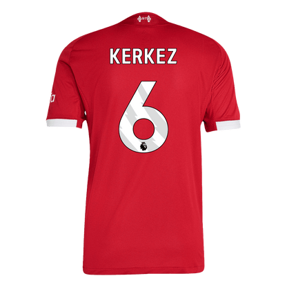 KERKEZ #6 Liverpool Home Match Jersey Player Version 2025/26