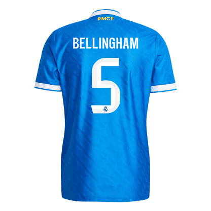 BELLINGHAM #5 Real Madrid Third Away Match Jersey Player Version 2025/26