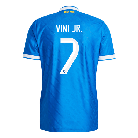 VINI JR. #7 Real Madrid Third Away Match Jersey Player Version 2025/26