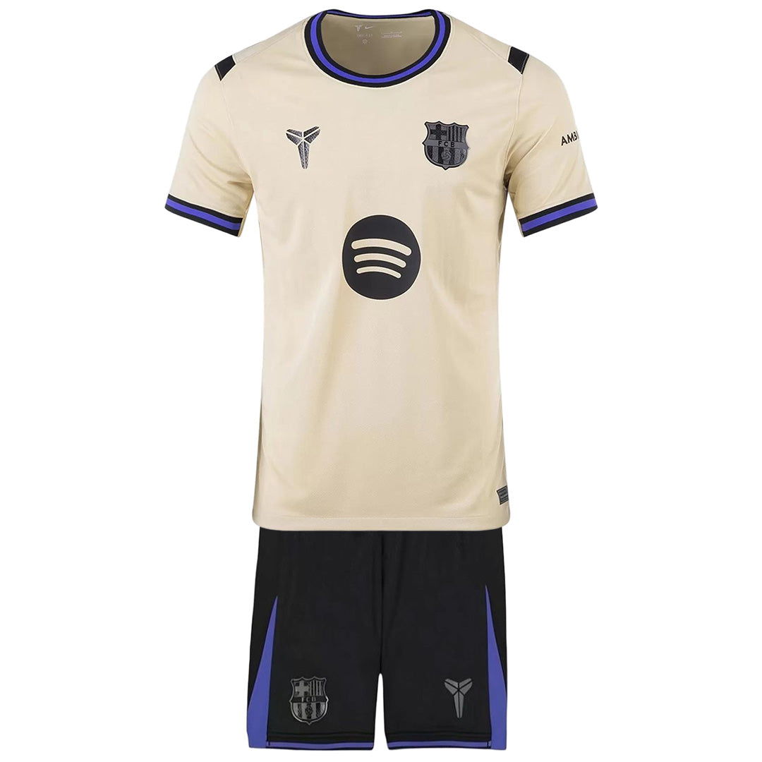 Kids Barcelona Away Jersey Kit 2025/26