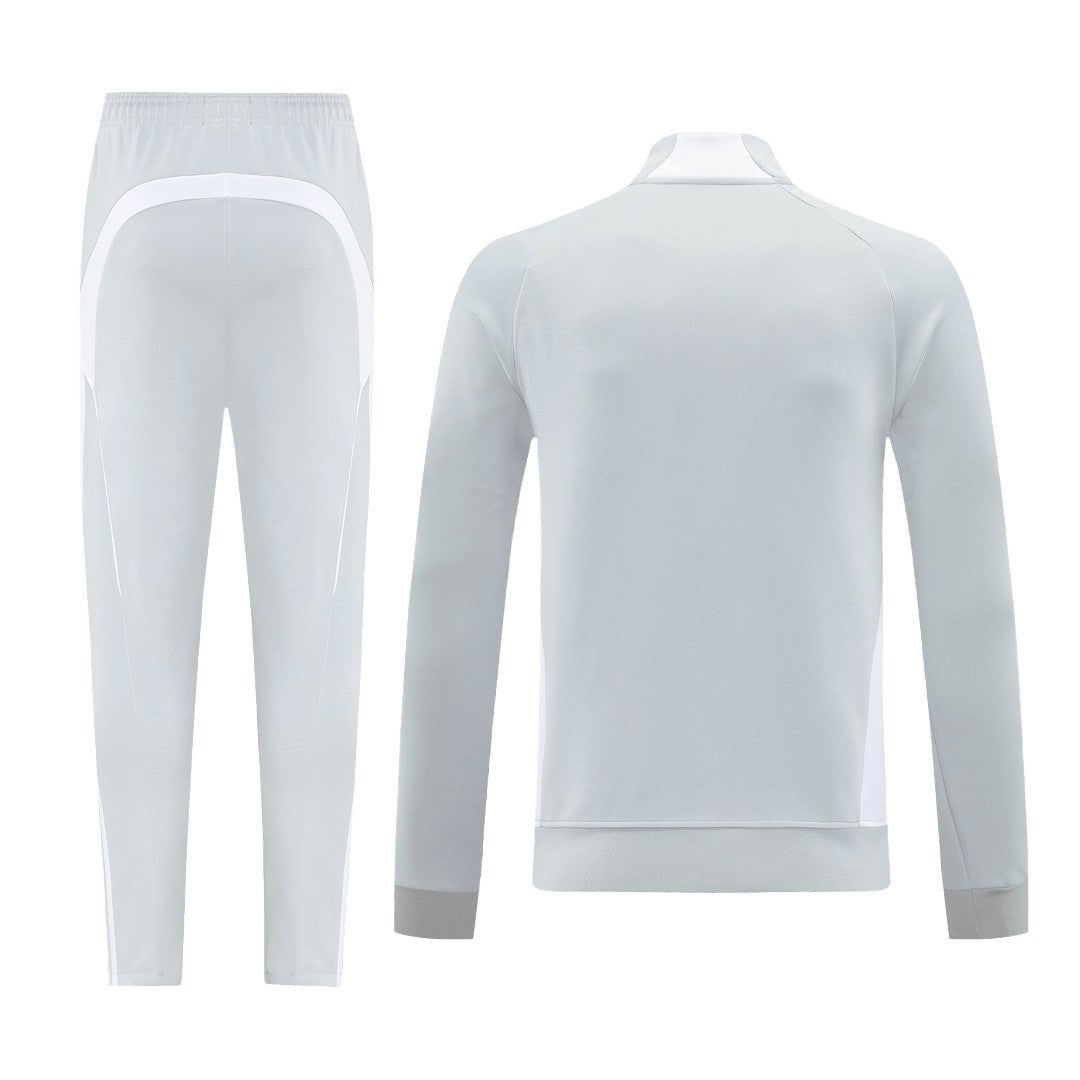 Real Madrid Training Tracksuit Kit(Jacket+Pants) 07 Gray 2025/26