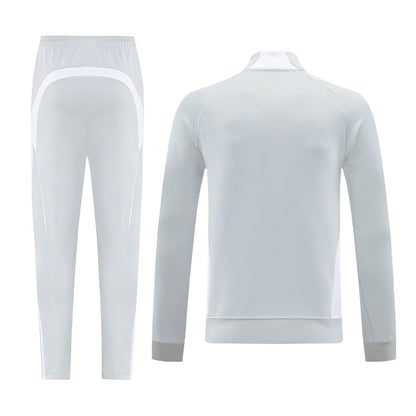 Real Madrid Training Tracksuit Kit(Jacket+Pants) 07 Gray 2025/26