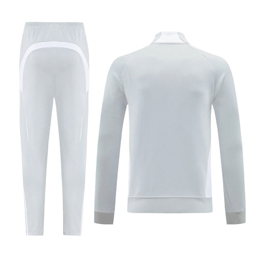 Real Madrid Training Tracksuit Kit(Jacket+Pants) 07 Gray 2025/26