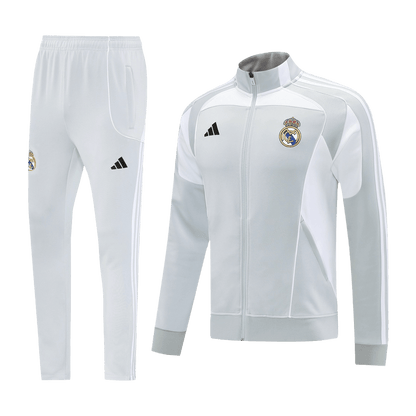 Real Madrid Training Tracksuit Kit(Jacket+Pants) 07 Gray 2025/26