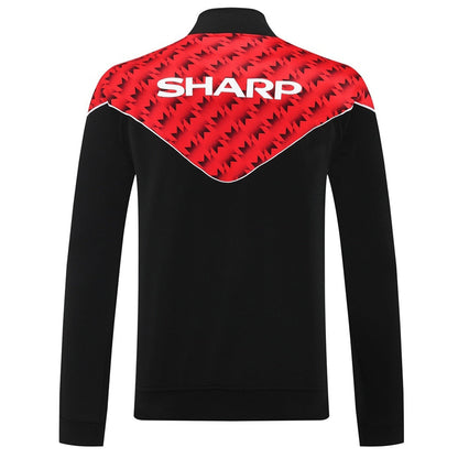 Manchester United Training Tracksuit Kit (Jacket+Pants) 05 Red&Black 2025/26