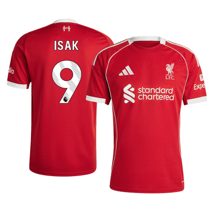 ISAK #9 Liverpool Home Jersey 2025/26