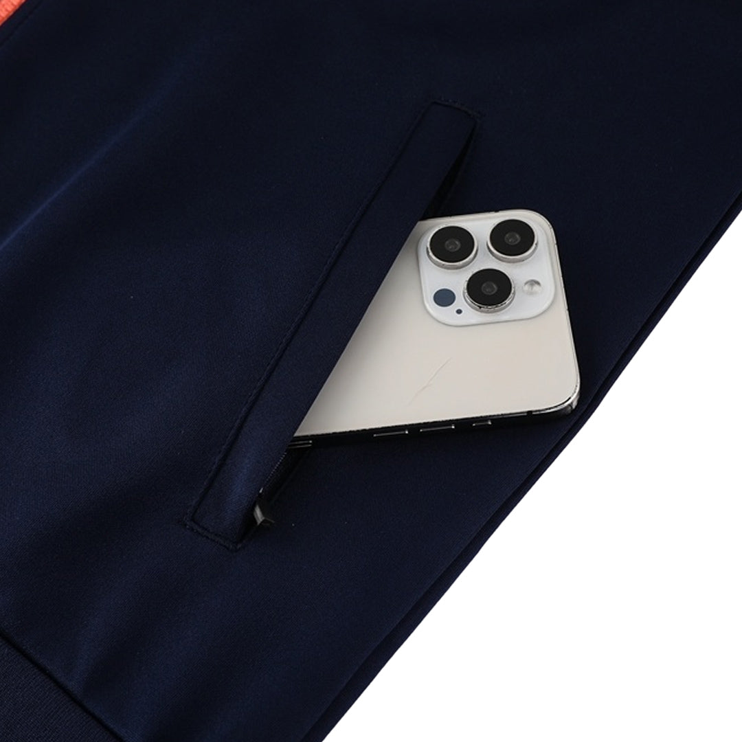 Barcelona Anthem Jacket Navy&Orange 2025/26