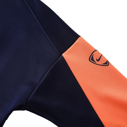 Barcelona Training Tracksuit Kit(Jacket+Pants) Navy&Orange 2025/26