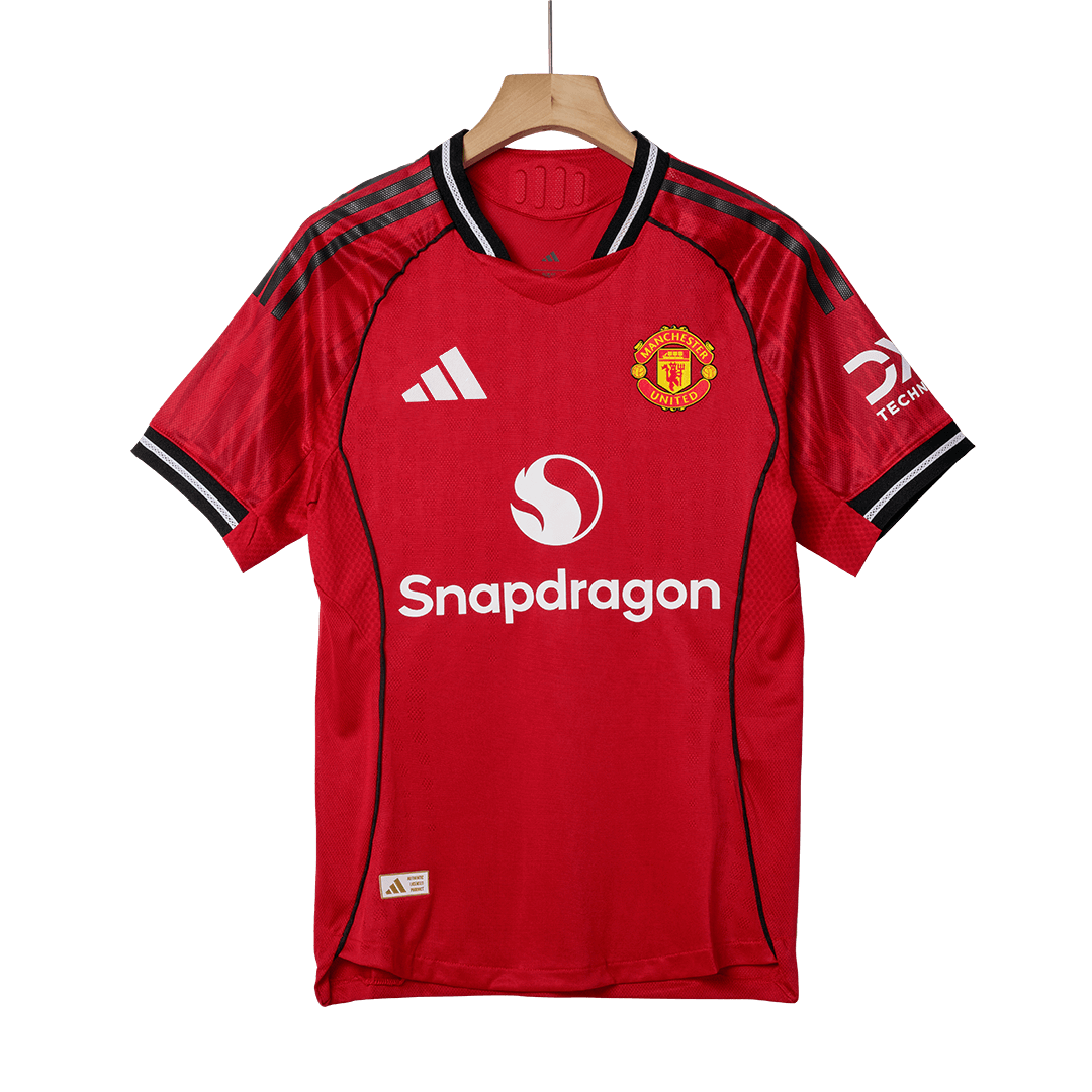 ŠEŠKO #30 Manchester United Home Match Jersey Player Version 2025/26