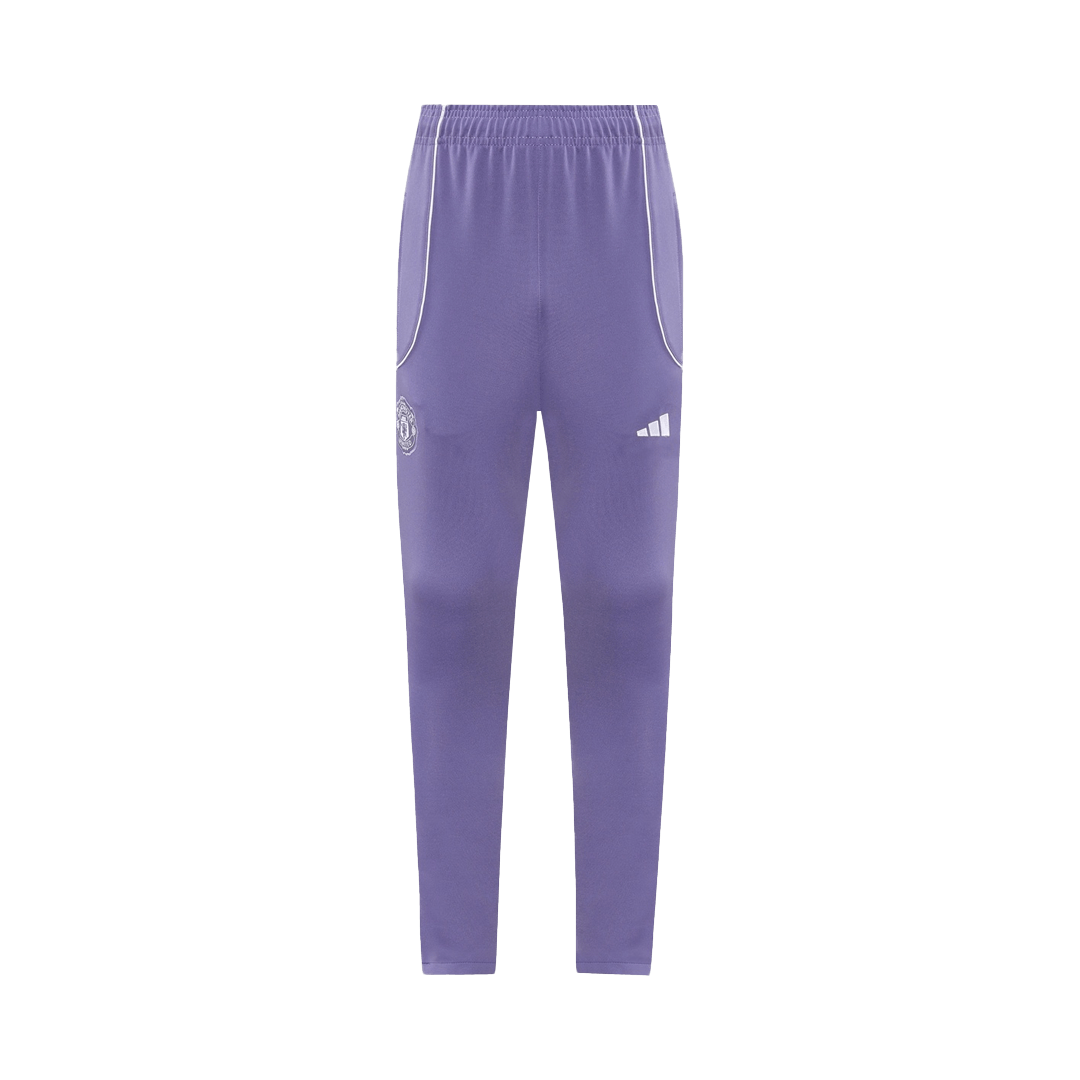 Manchester United Training Tracksuit Kit(Jacket+Pants) Purple 2025/26