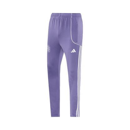 Manchester United Training Tracksuit Kit(Jacket+Pants) Purple 2025/26