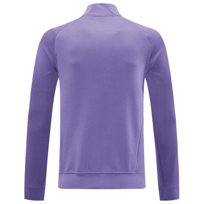 Manchester United Training Tracksuit Kit(Jacket+Pants) Purple 2025/26