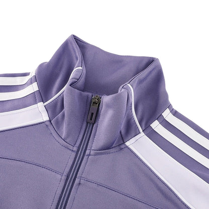 Manchester United Training Tracksuit Kit(Jacket+Pants) Purple 2025/26