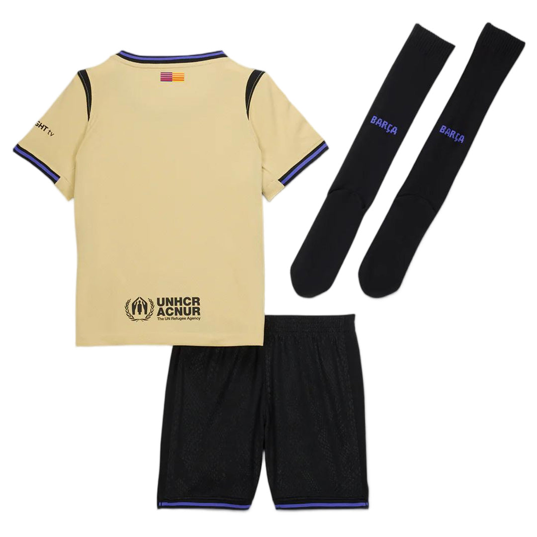 Kids Barcelona x Kobe Bryant Away Full Jersey Kit 2025/26