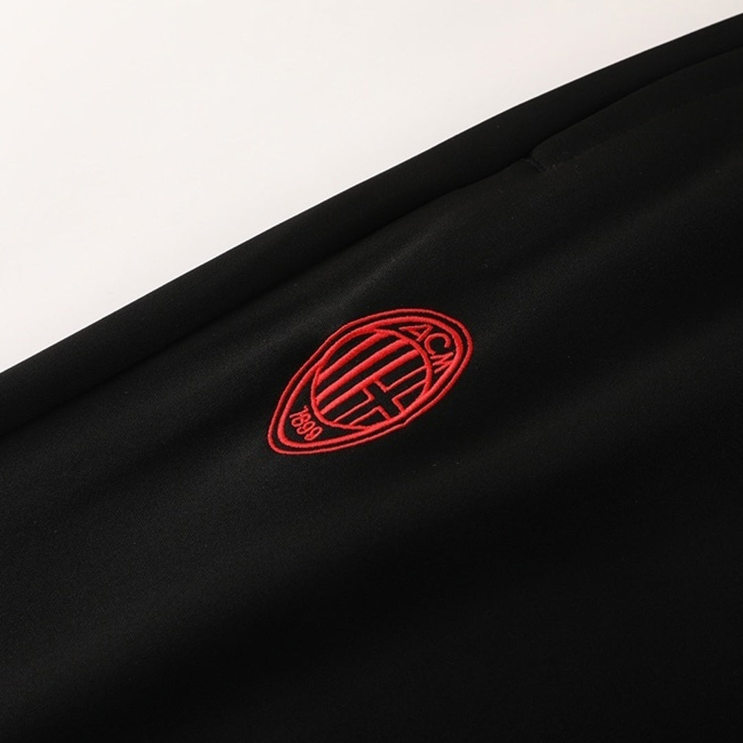 AC Milan Training Tracksuit Kit(Jacket+Pants) Black 2025/26