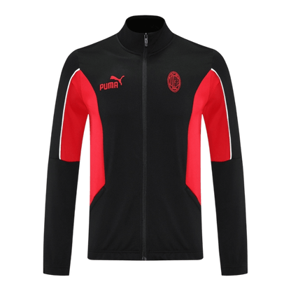 AC Milan Training Tracksuit Kit(Jacket+Pants) Black 2025/26