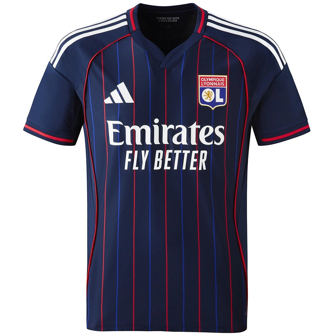 Olympique Lyonnais Away Match Jersey Player Version 2025/26
