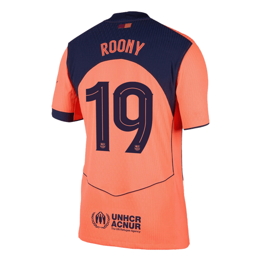 ROONY #19 Barcelona Third Match Jersey Player Version 2025/26 - UCL
