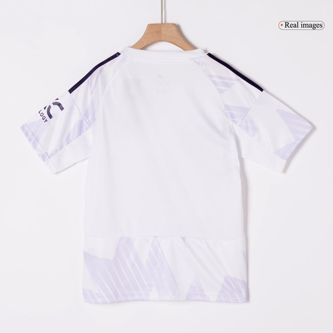 Kids Manchester United Away Jersey Full Kit 2025/26