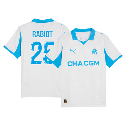 RABIOT #25 Marseille Home Jersey 2025/26