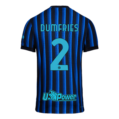 DUMFRIES #2 Inter Milan Home Match Jersey Player Version 2025/26