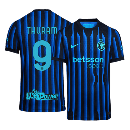 THURAM #9 Inter Milan Home Match Jersey Player Version 2025/26