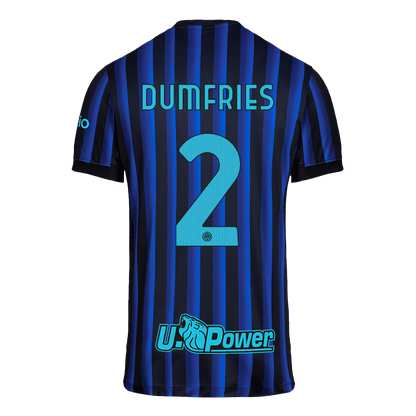 DUMFRIES #2 Inter Milan Home Jersey 2025/26