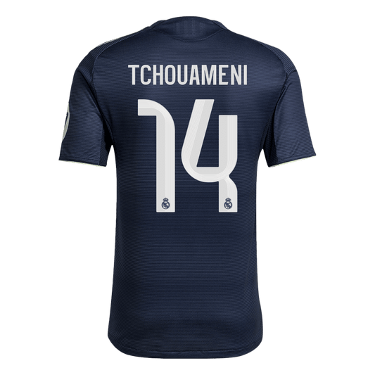 TCHOUAMENI #14 Real Madrid Away Match Jersey Player Version 2025/26