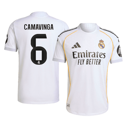 CAMAVINGA #6 Real Madrid Home Match Jersey Player Version 2025/26