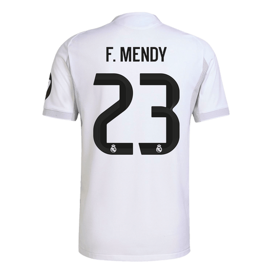 F.MENDY #23 Real Madrid Home Match Jersey Player Version 2025/26