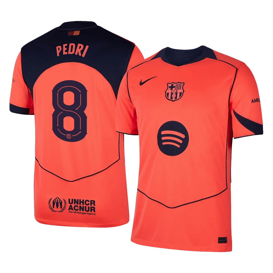 PEDRI #8 Barcelona Third Jersey 2025/26