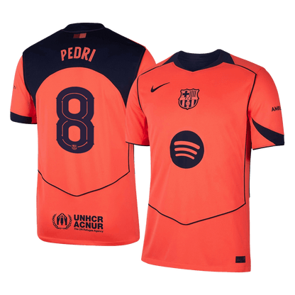 PEDRI #8 Barcelona Third Jersey 2025/26