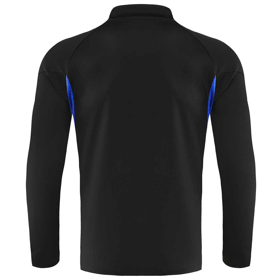 Kids Manchester United 1/4 Zipper Sweat Kit(Top+Pants) Black 2025/26