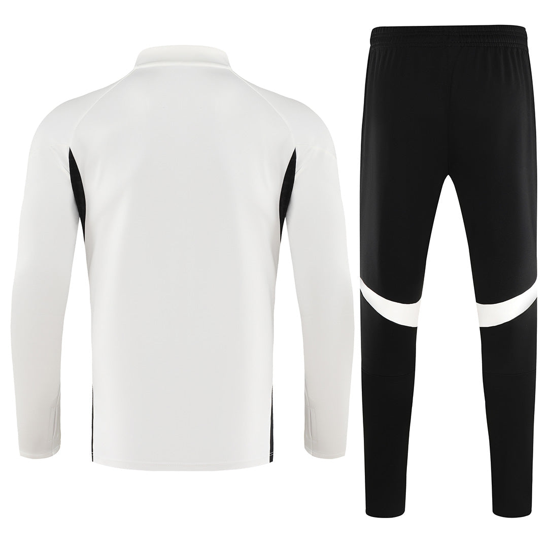 Kids Liverpool 1/4 Zipper Sweat Kit(Top+Pants) White 2025/26