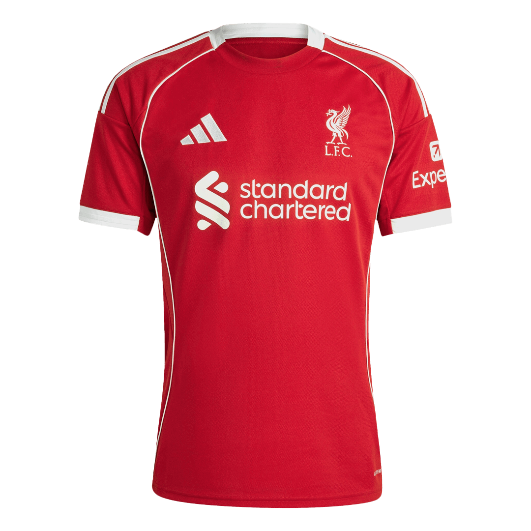 SZOBOSZLAI #8 Liverpool Home Jersey 2025/26