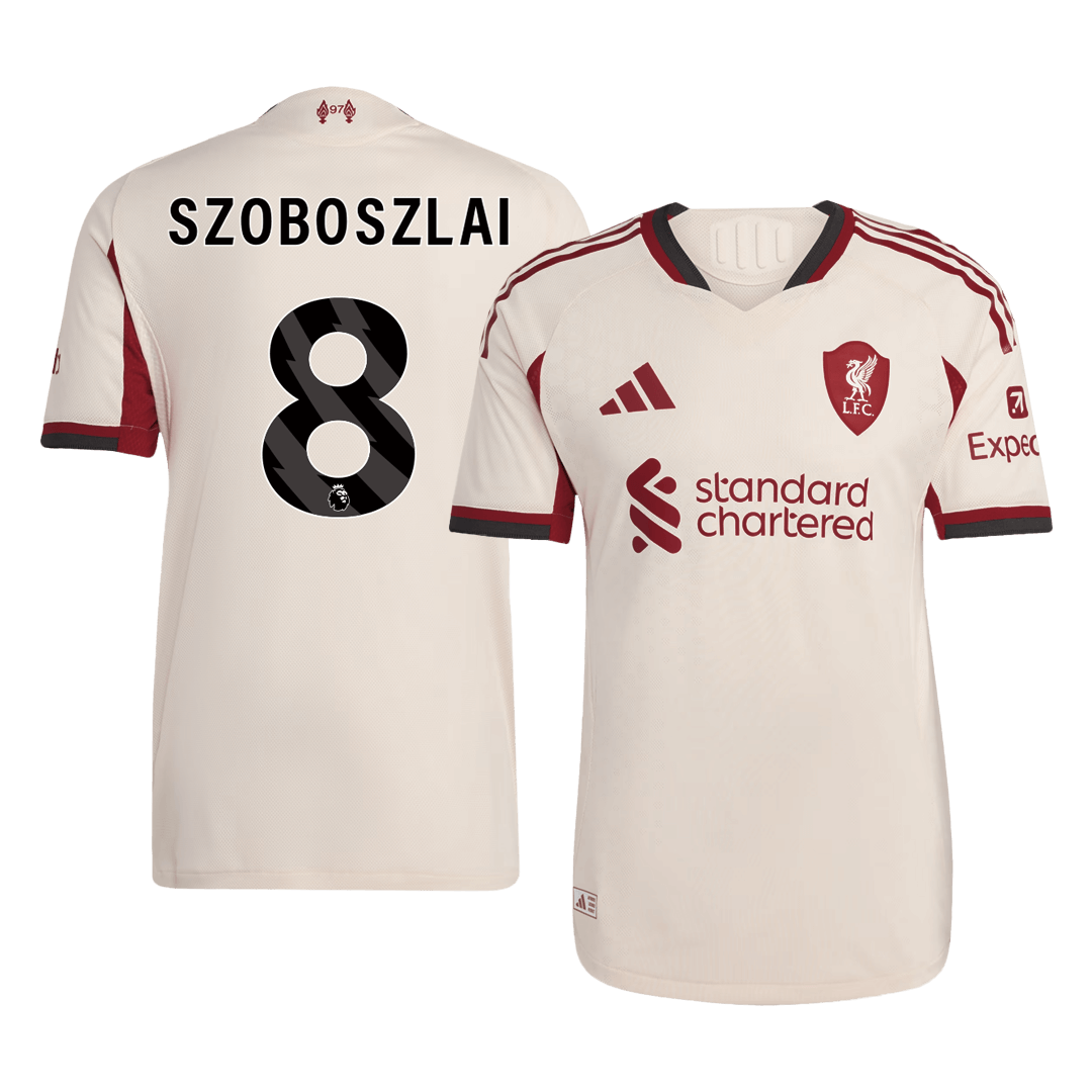 SZOBOSZLAI #8 Liverpool Away Match Jersey Player Version 2025/26