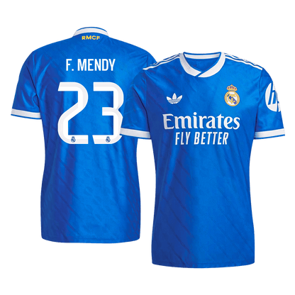F. MENDY #23 Real Madrid Third Match Jersey Player Version 2025/26