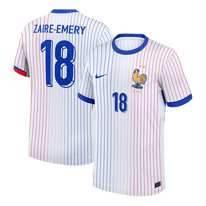 ZAIRE-EMERY #18 France Away Jersey