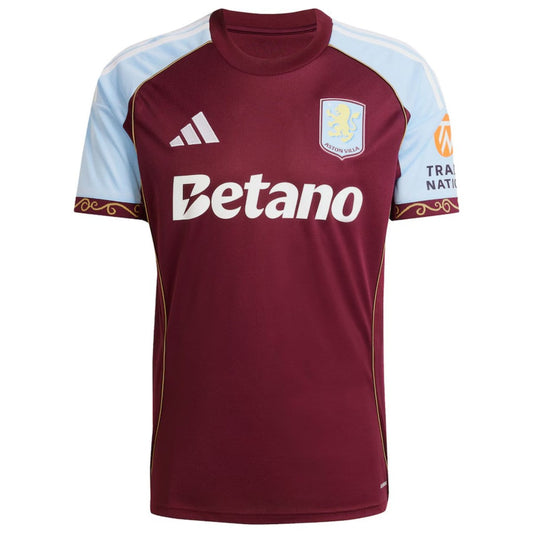 TIELEMANS #8 Aston Villa Home Jersey 2025/26 - Cup Font
