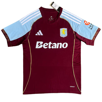 TIELEMANS #8 Aston Villa Home Jersey 2025/26 - Cup Font