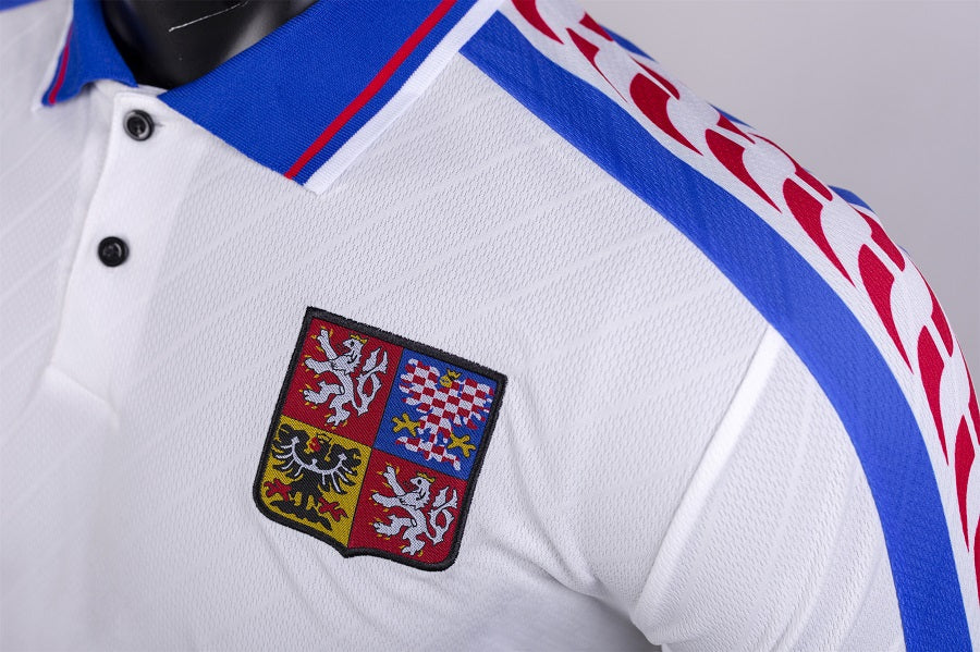 Nedved #4 Retro Czech Republic Away Jersey 1996