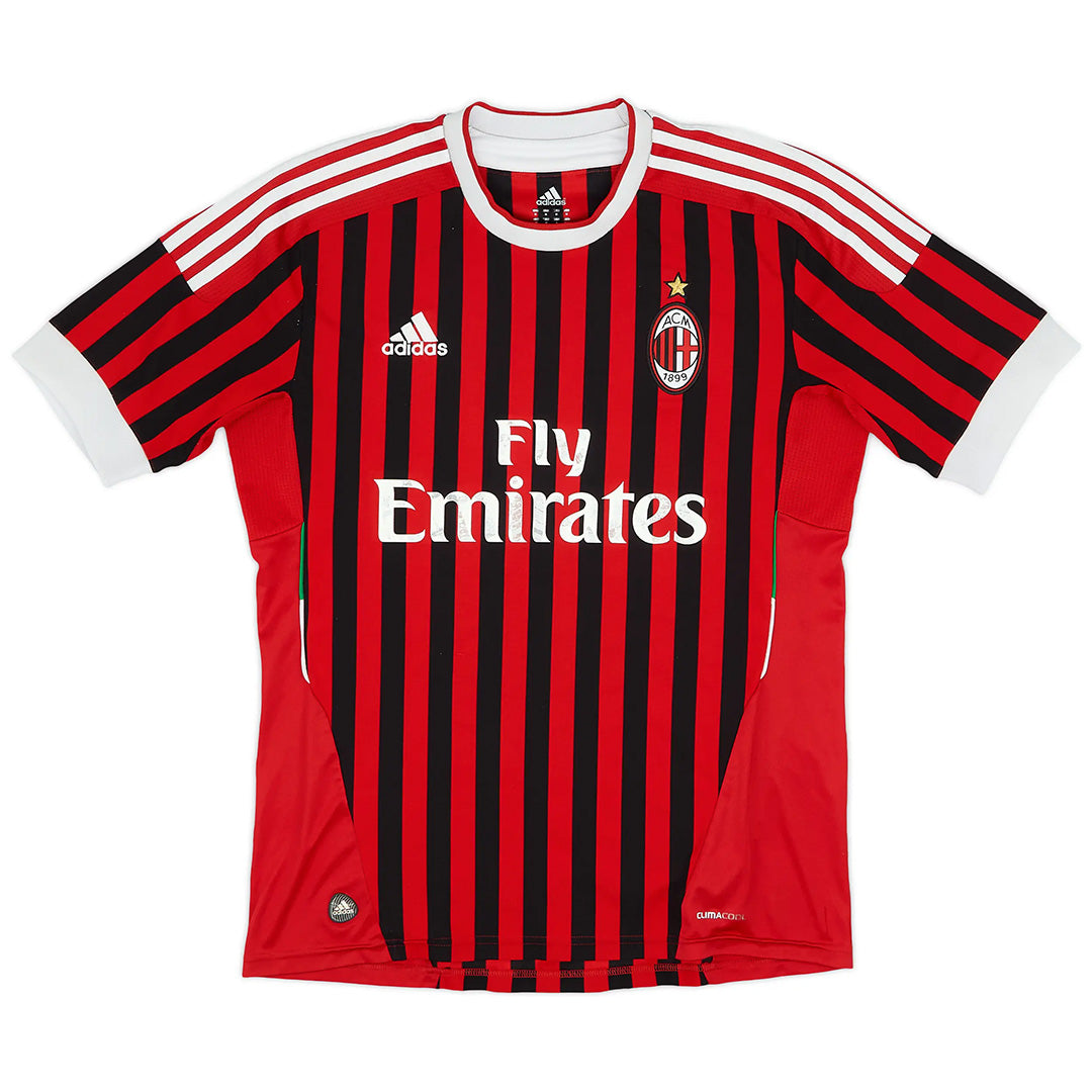 Ibrahimović #11 Retro AC Milan Home Jersey 2011/12