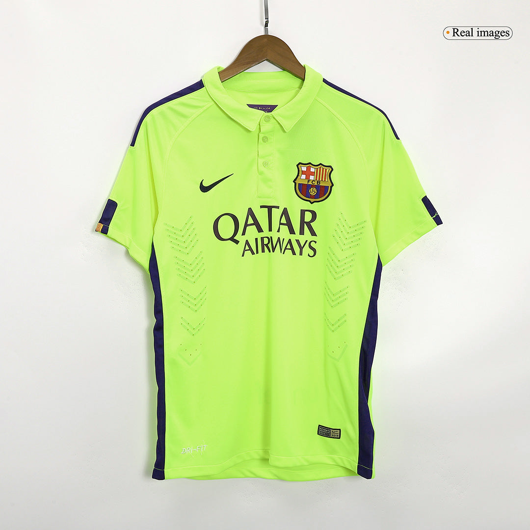 Neymar Jr #11 Retro Barcelona Third Jersey 2014/15