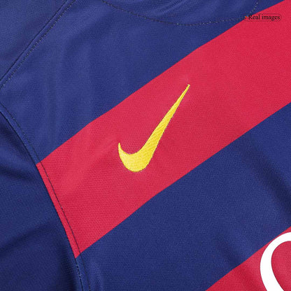 MESSI #10 Retro Barcelona Home Jersey 2015/16
