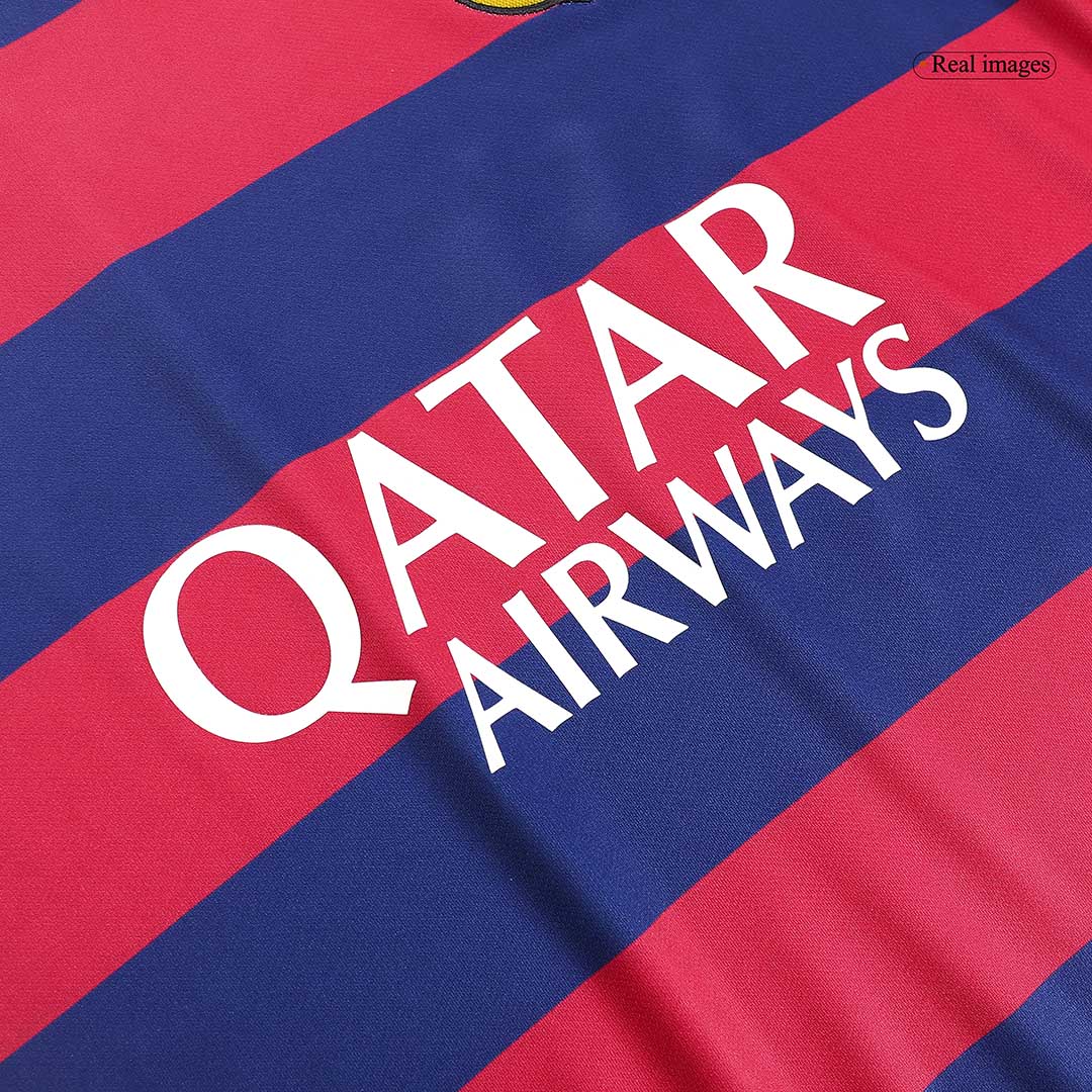 MESSI #10 Retro Barcelona Home Jersey 2015/16