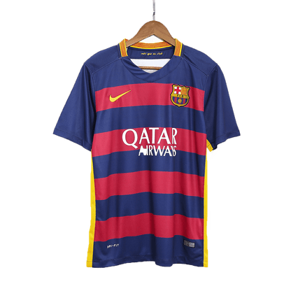 Neymar Jr #11 Retro Barcelona Home Jersey 2015/16