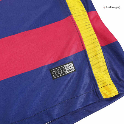 SUÁREZ #9 Retro Barcelona Home Jersey 2015/16