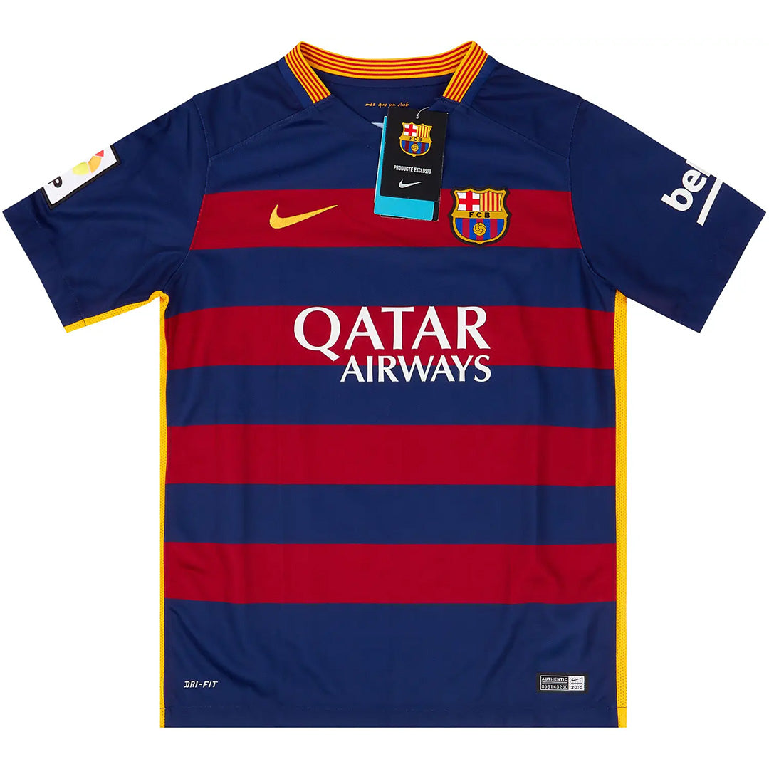 SUÁREZ #9 Retro Barcelona Home Jersey 2015/16
