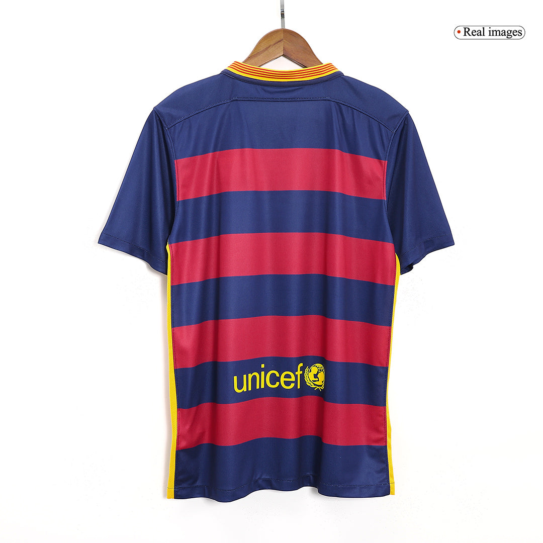 SUÁREZ #9 Retro Barcelona Home Jersey 2015/16