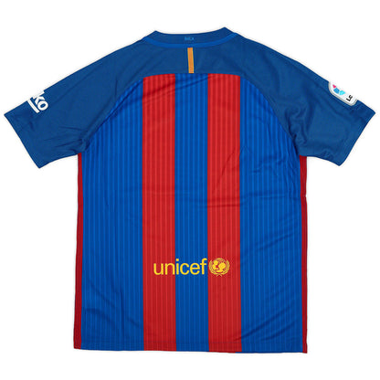 MESSI #10 Retro Barcelona Home Jersey 2016/17